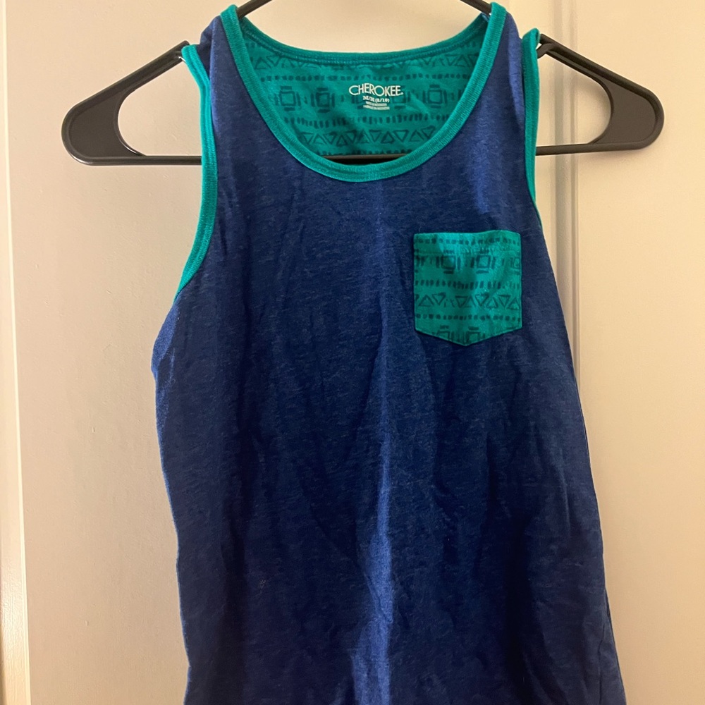 Cherokee Boys Graphic Muscle Shirt Tank Size M 8/10 Multicolor
